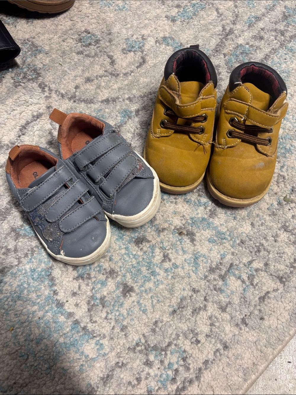 Toddler Lace-Up Boots in Mustard Yellow — Durable Everyday Play Shoes